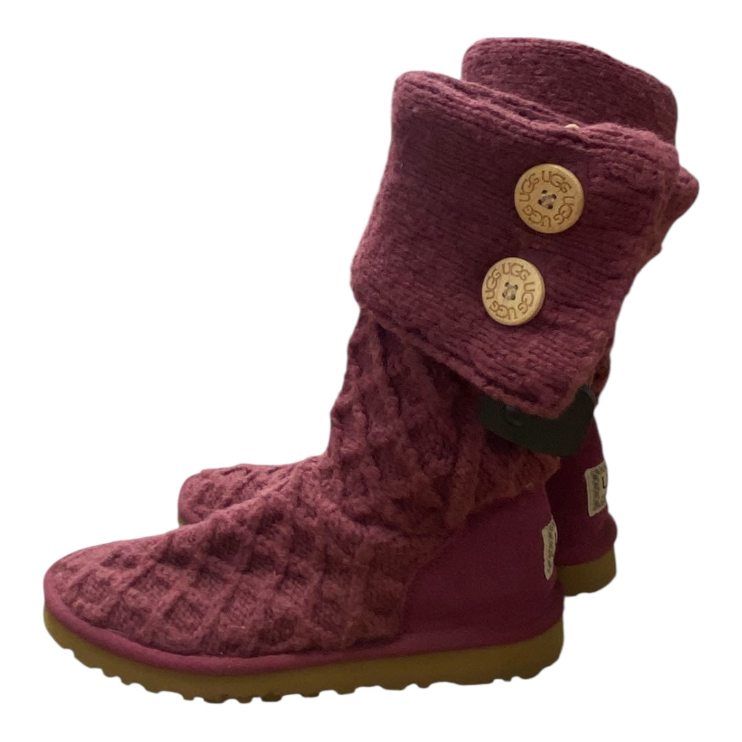 Boots Designer By Ugg In Purple, Size:8