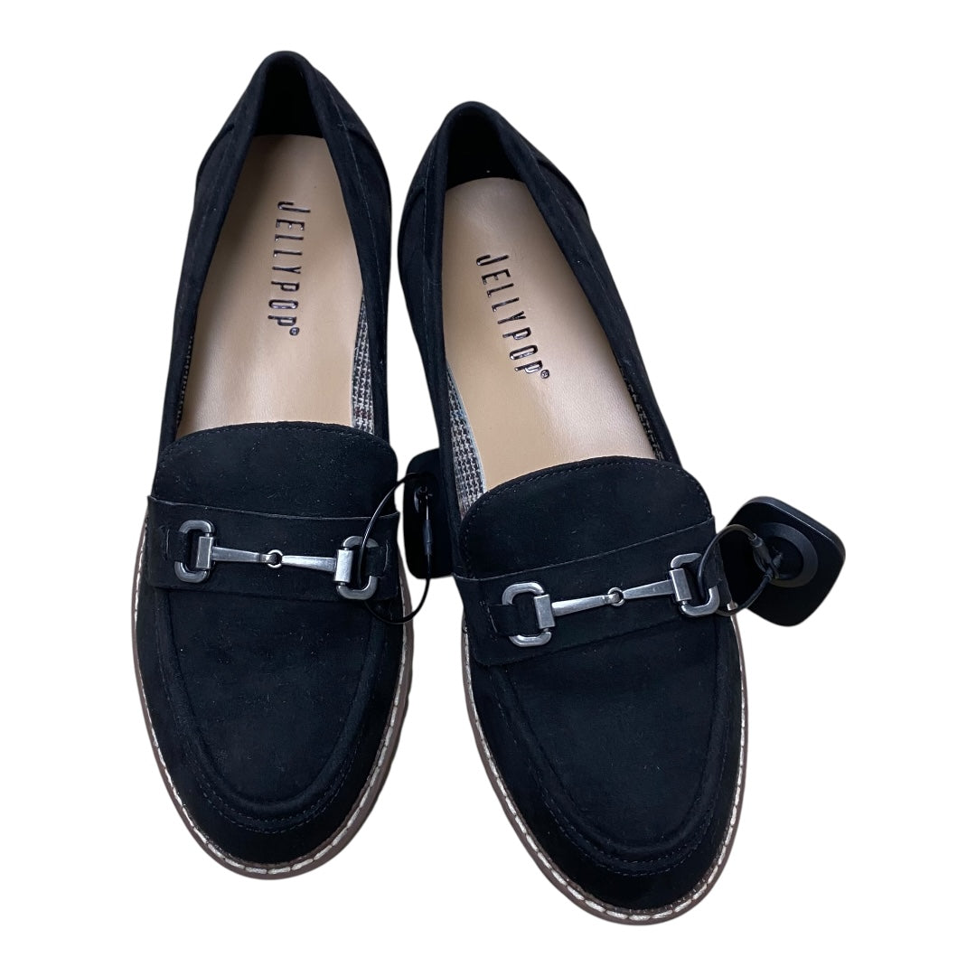 Shoes Flats By Jelly Pop In Black, Size:8.5