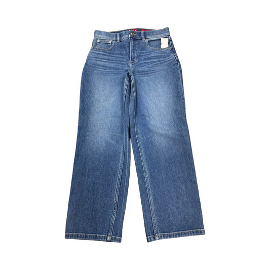 Jeans Wide Leg By Spanx In Blue Denim, Size:Mp