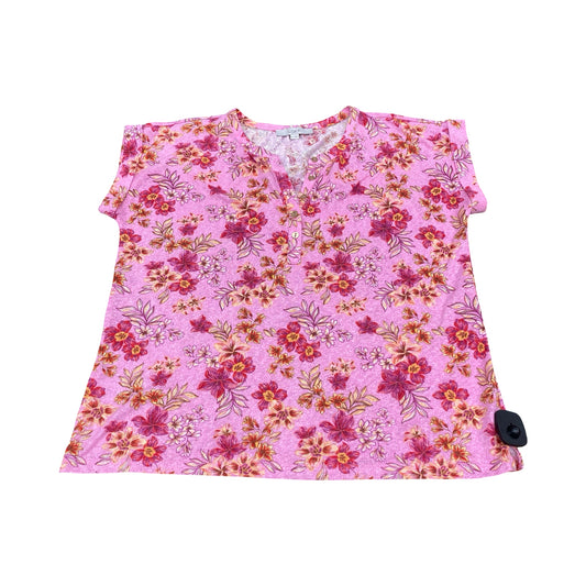 Top Ss By Loft In Pink, Size:M