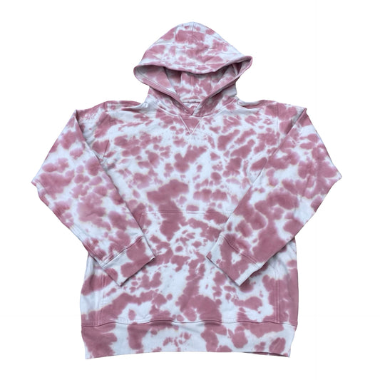 Athletic Sweatshirt Hoodie By Lululemon In Pink & White, Size:4