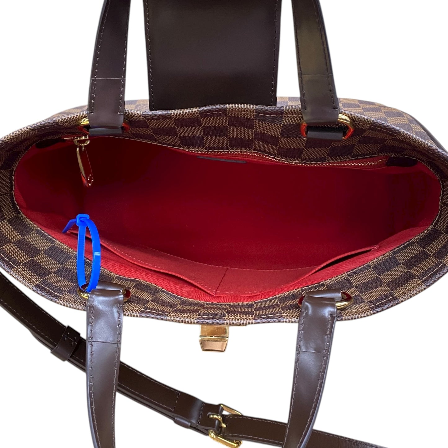 Handbag Luxury Designer By Louis Vuitton In Brown, Size:Medium