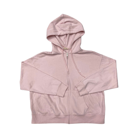 Athletic Jacket By Levis In Pink, Size:L