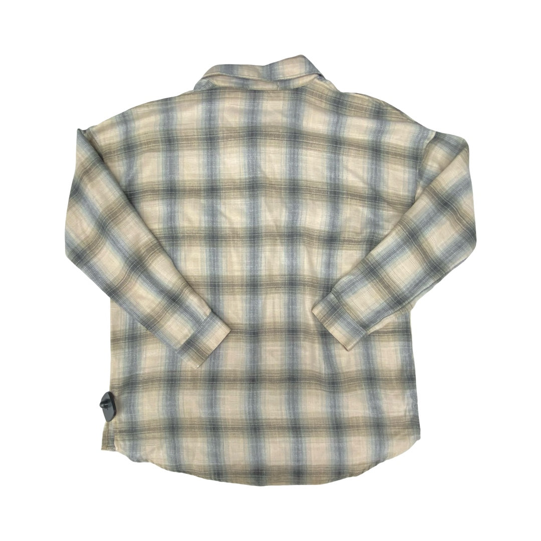 Top Ls By Cmc In Plaid Pattern, Size:S