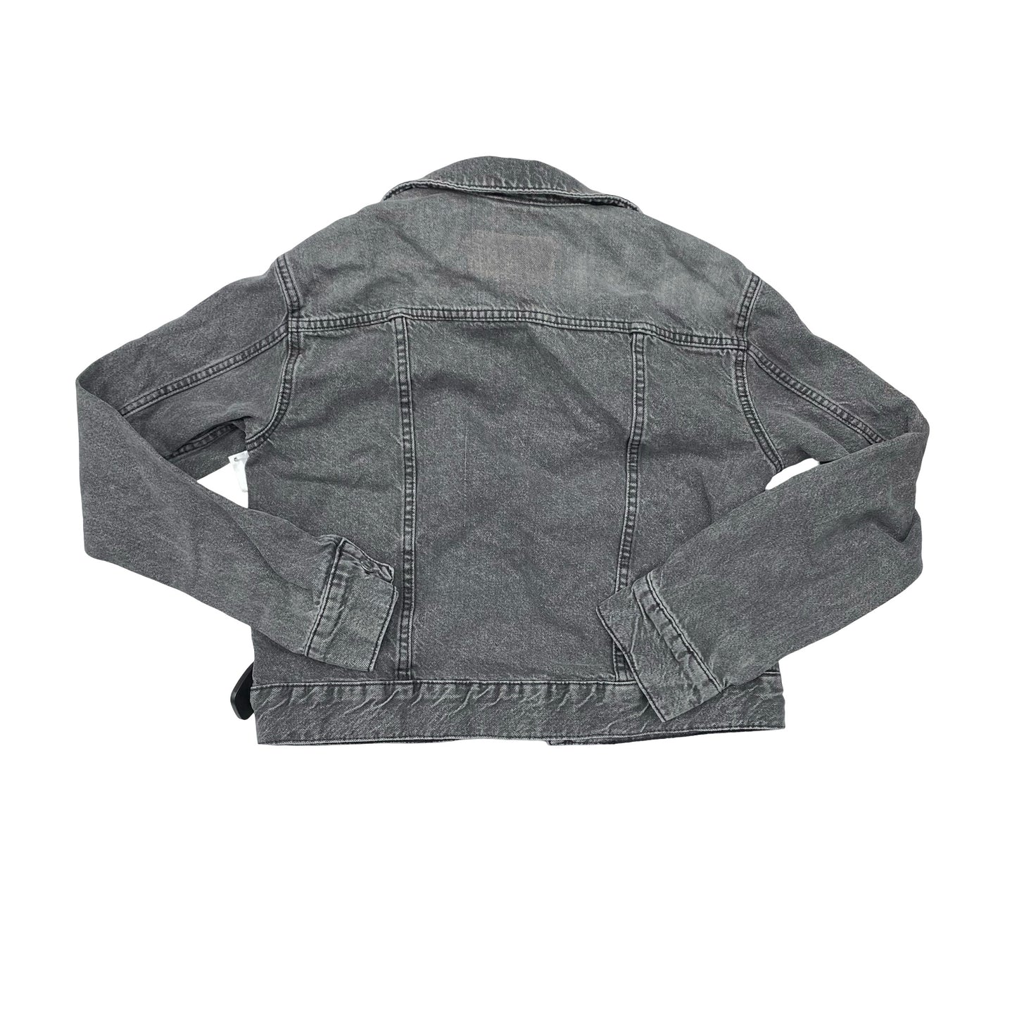 Jacket Denim By &Denim In Grey Denim, Size:Xs