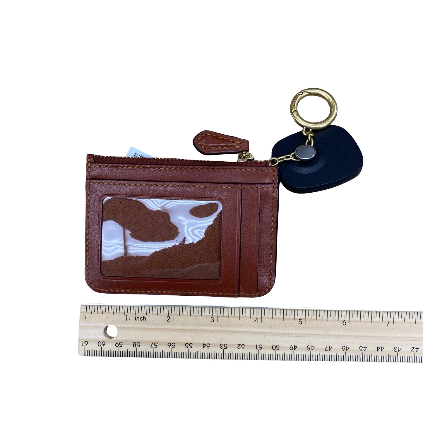Id/Card Holder Designer By Coach In Brown