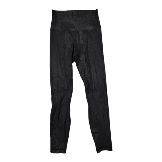 Athletic Leggings Designer By Lululemon In Black, Size:4