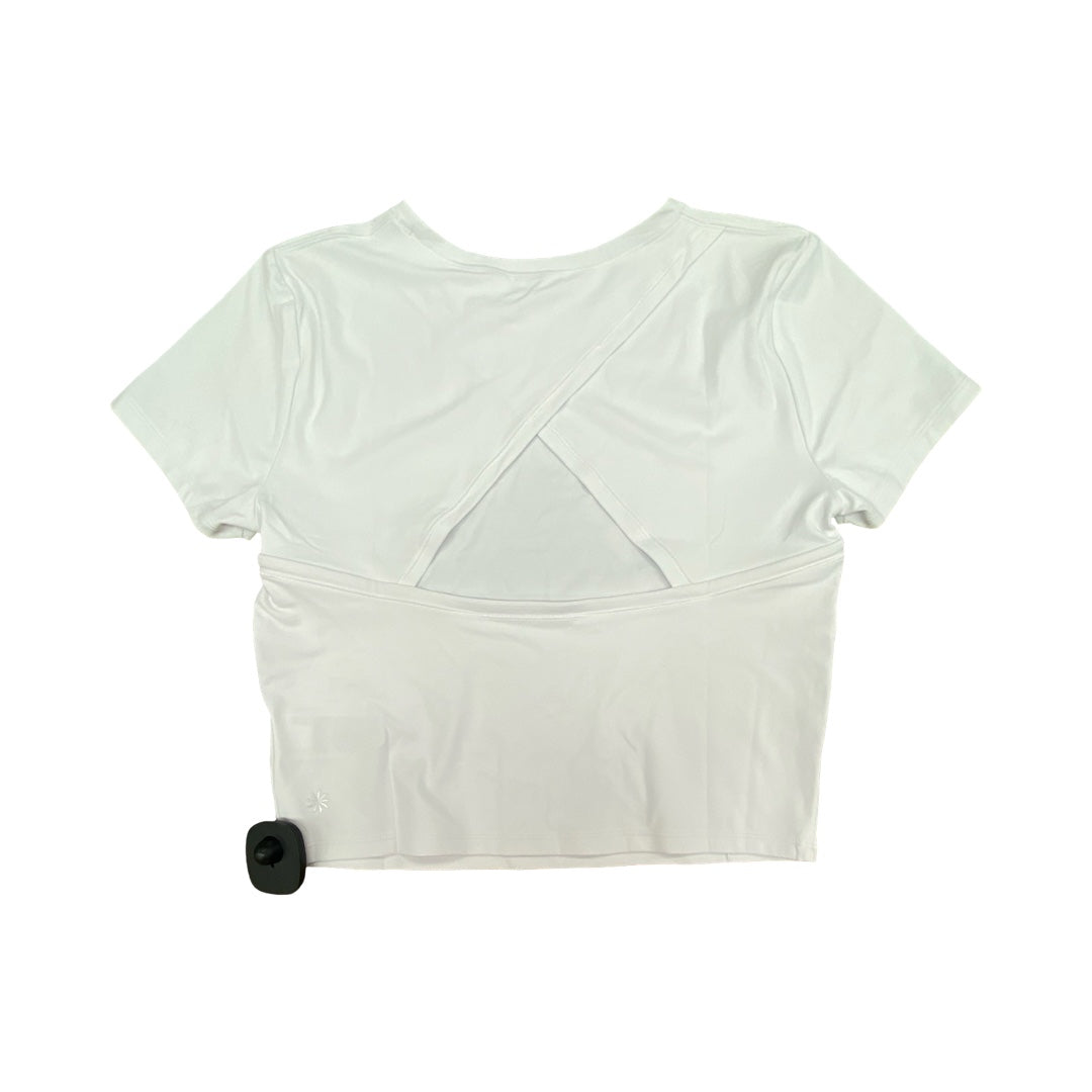 Athletic Top Ss By Athleta In White, Size:M
