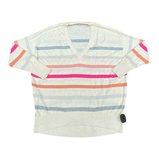 Sweater By Loft In Striped Pattern, Size:M