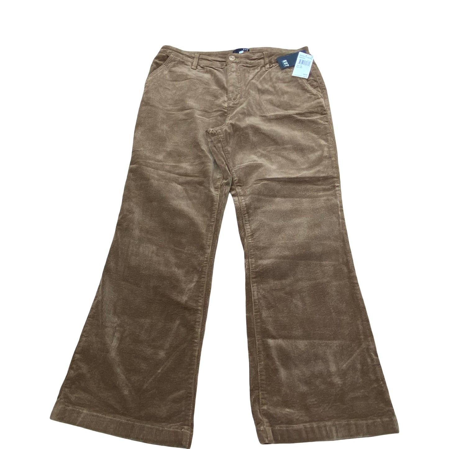 Pants Corduroy By Kut In Brown, Size:16