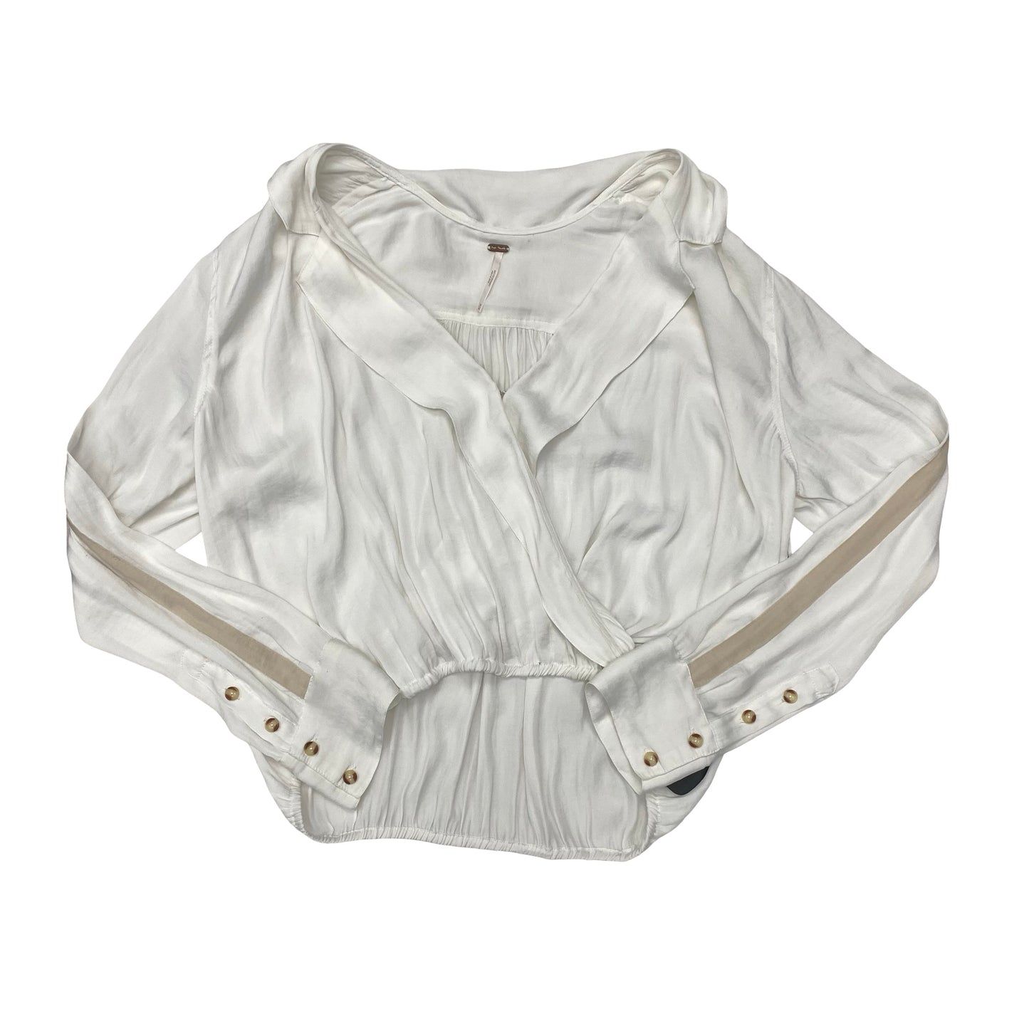Top Ls By Free People In Cream & White, Size:M