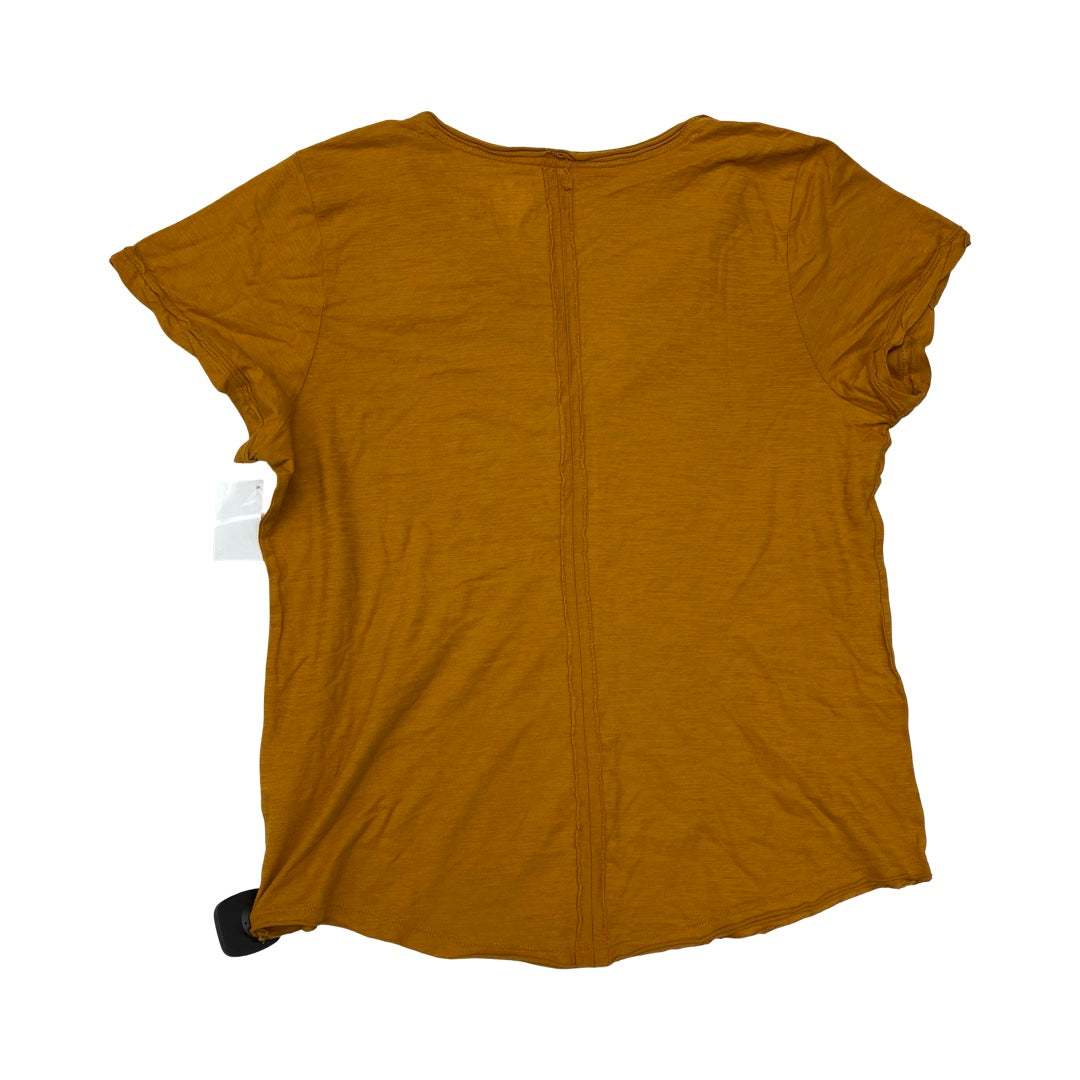 Top Ss By Pilcro In Gold, Size:L