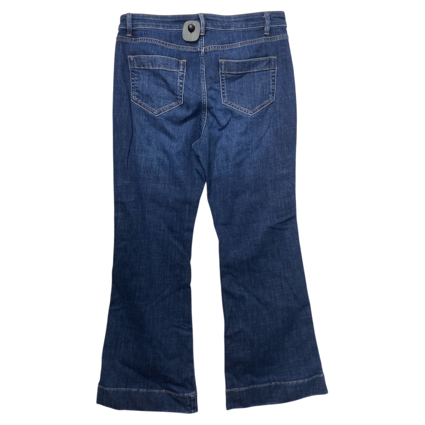 Jeans Flared By J. Jill In Blue Denim, Size:8P