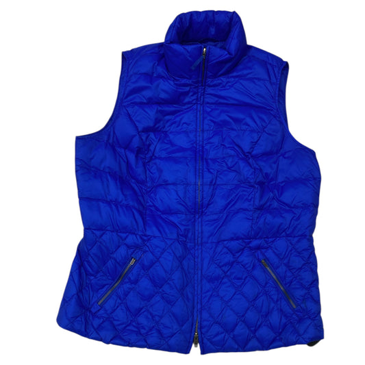 Vest Puffer & Quilted By Talbots In Blue, Size:1X