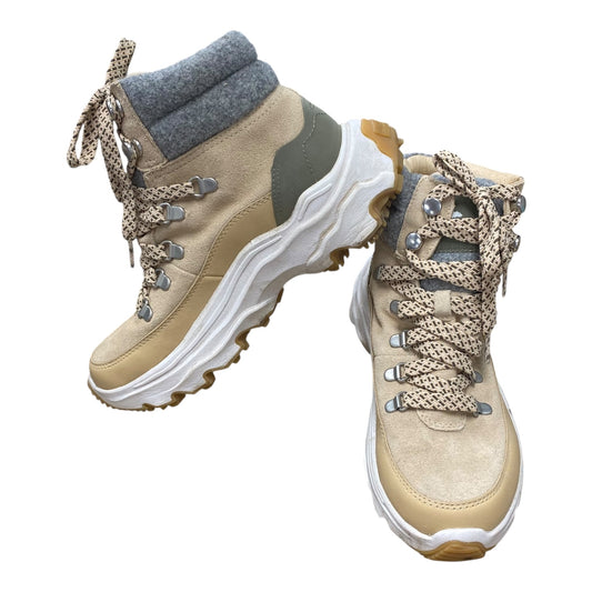 Boots Designer By Sorel In Grey & Tan, Size:7.5