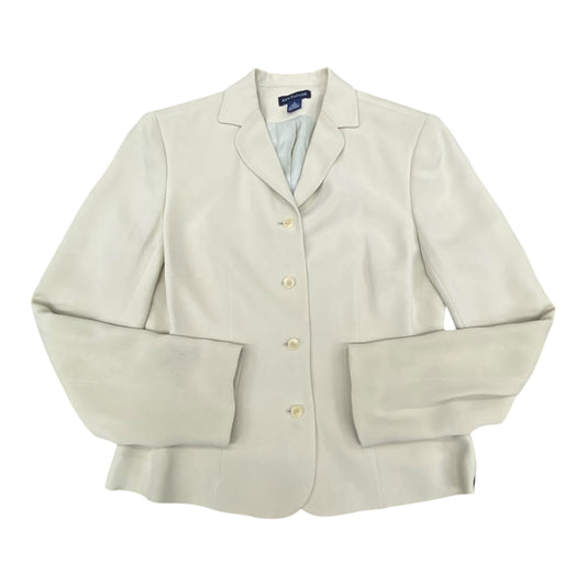 Blazer By Ann Taylor In Cream, Size:6