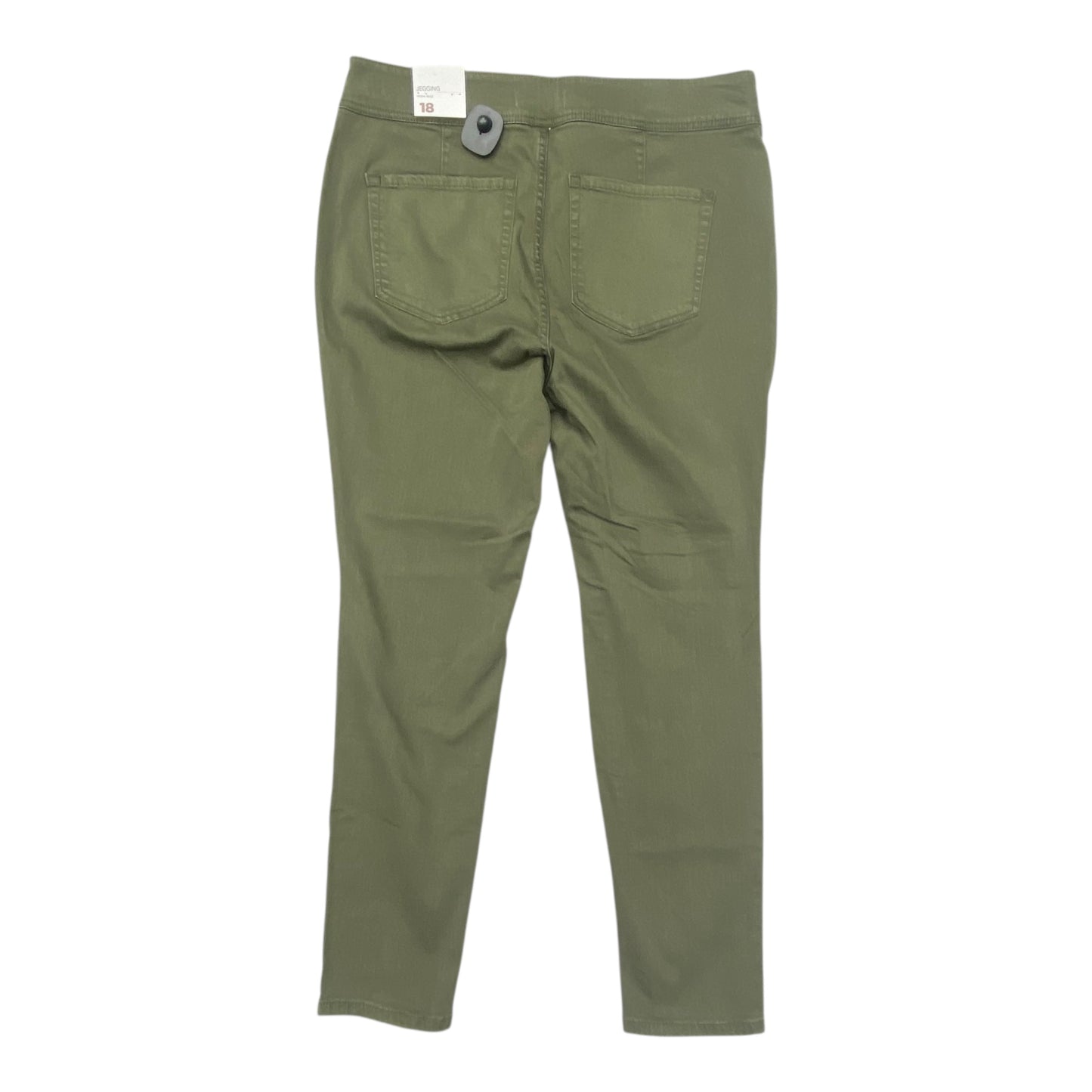 Jeans Jeggings By Lane Bryant In Green, Size:18