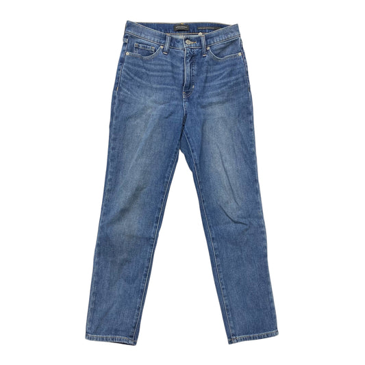 Jeans Straight By Banana Republic In Blue Denim, Size:6