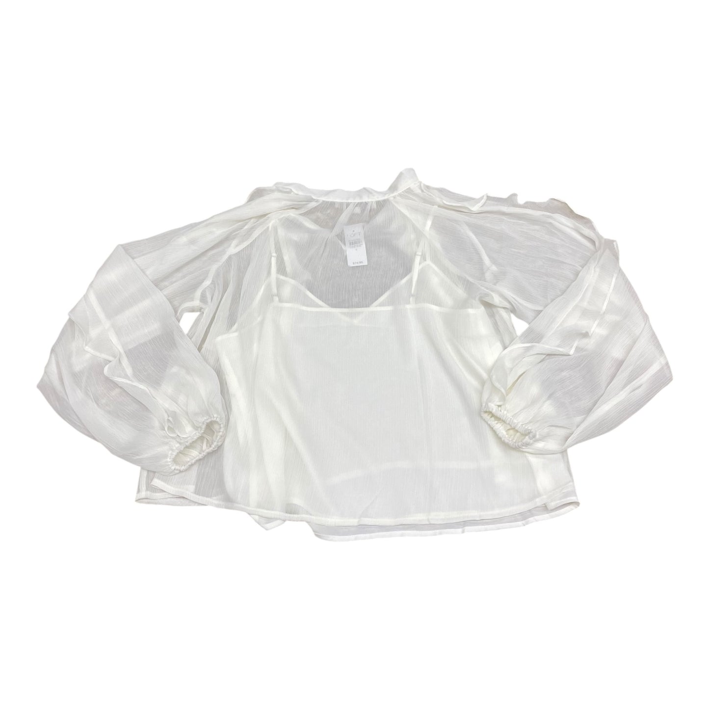 Top Ls By Loft In White, Size:S