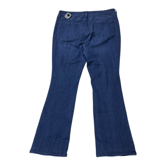 Jeans Boot Cut By Not Your Daughters Jeans In Blue Denim, Size:14P