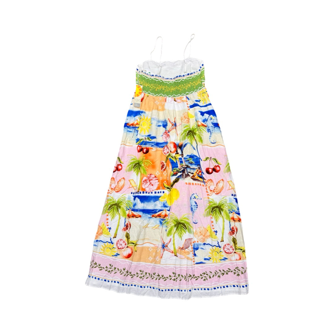 Dress Casual Maxi By C And C In Multi, Size:M