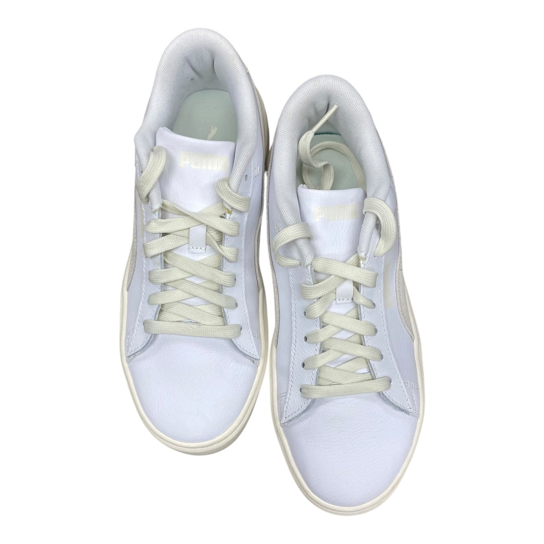 Shoes Sneakers By Puma In Cream, Size:8.5
