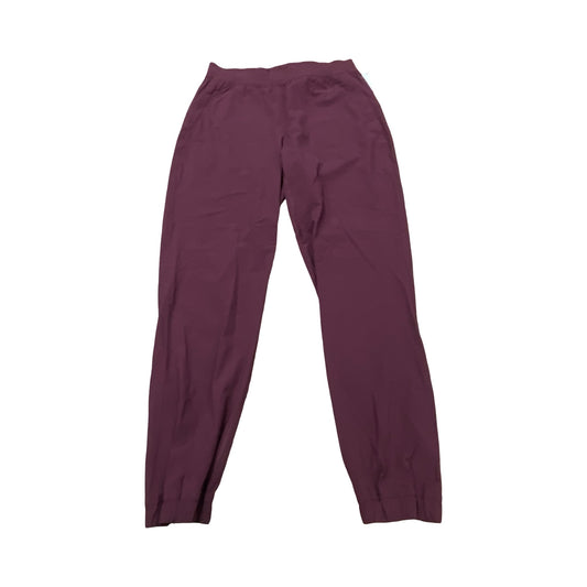 Athletic Pants By Lululemon In Maroon, Size:6