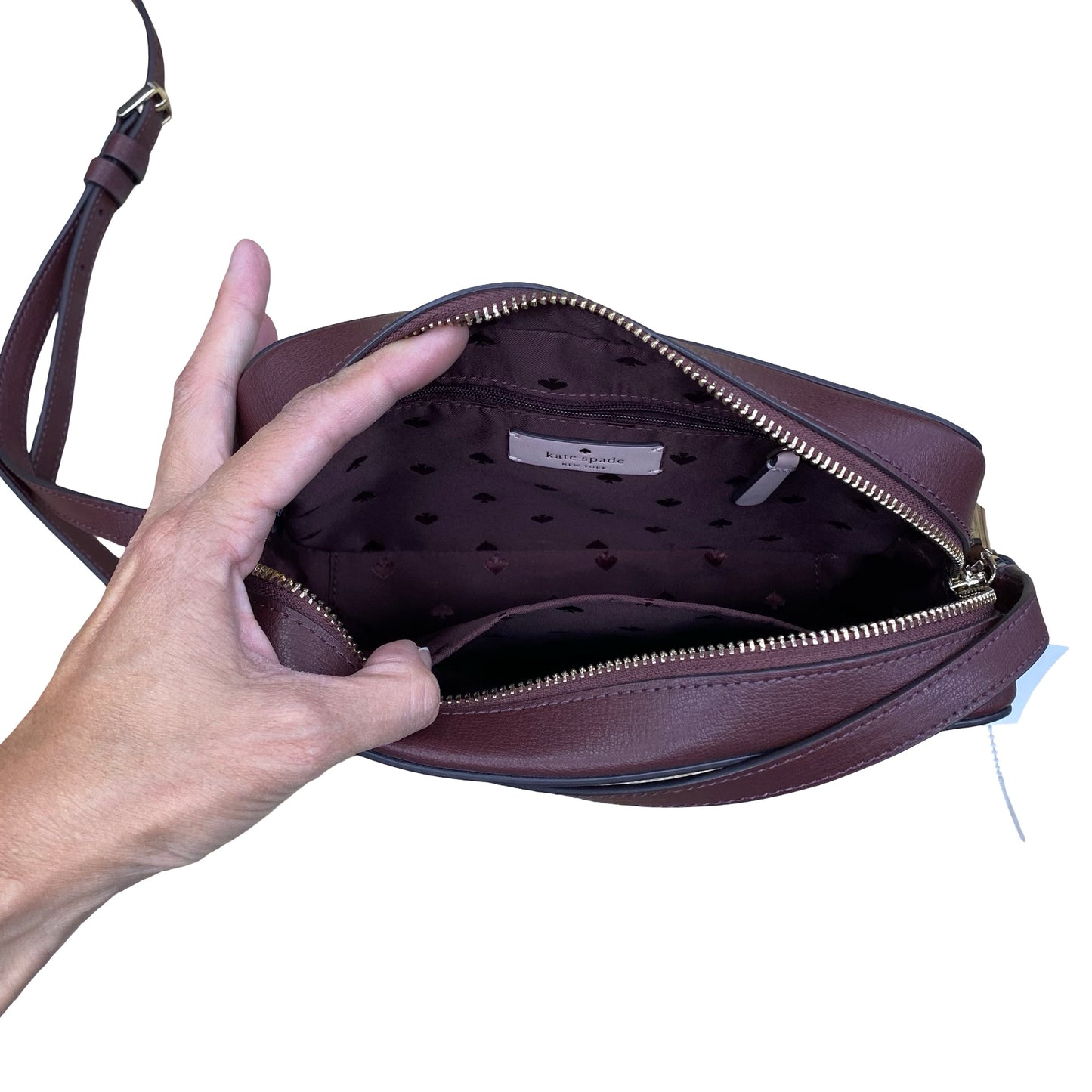 Handbag Designer By Kate Spade In Purple, Size:Small