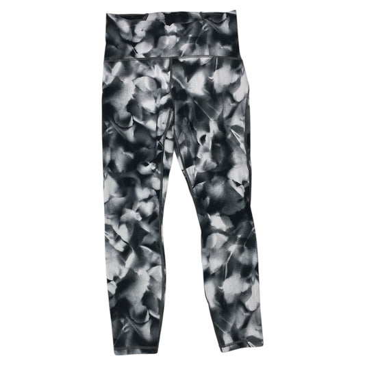 Athletic Leggings By Lululemon In Black & White, Size:8