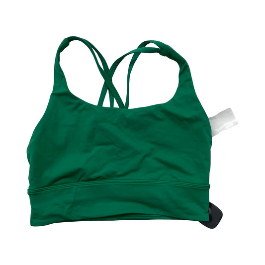 Athletic Bra By Lululemon In Green, Size:6