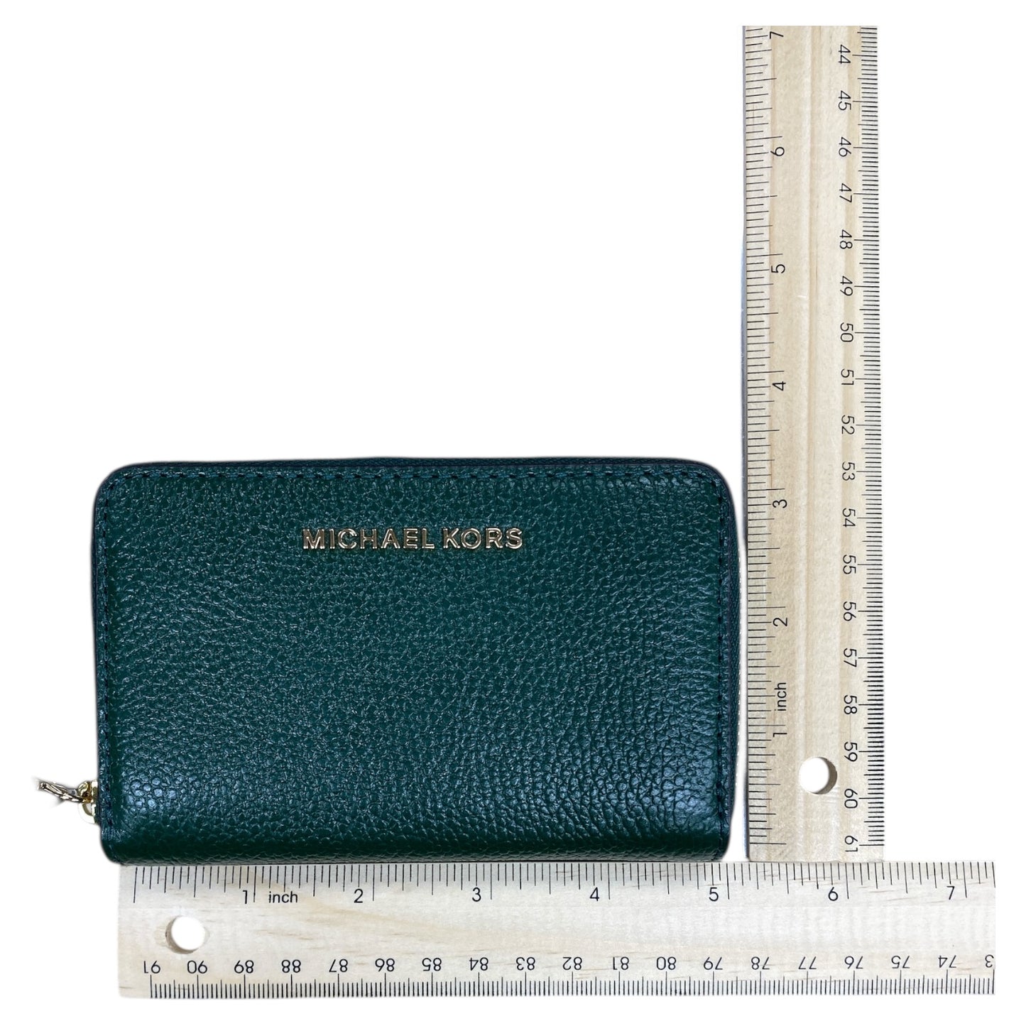 Wallet Designer By Michael Kors In Green, Size:Small