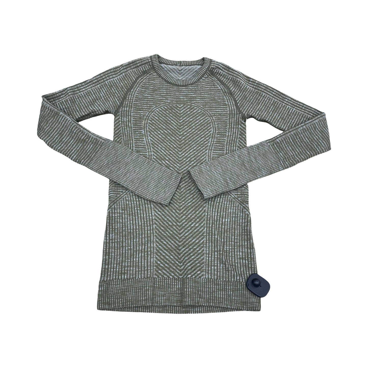 Athletic Top Ls Crewneck By Lululemon In Green, Size:S