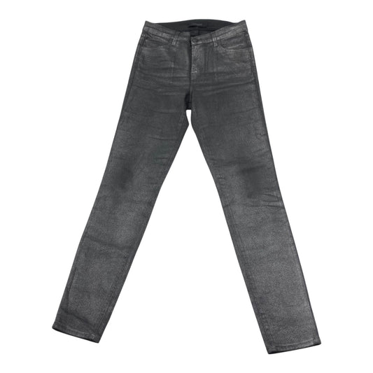 Jeans Boot Cut By J Brand In Black Denim, Size:8