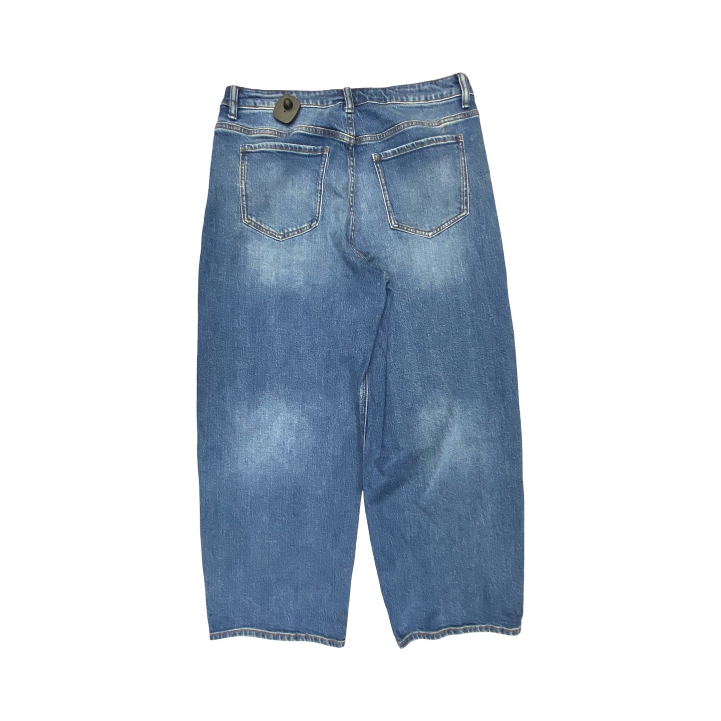 Jeans Wide Leg By Quince In Blue, Size:14