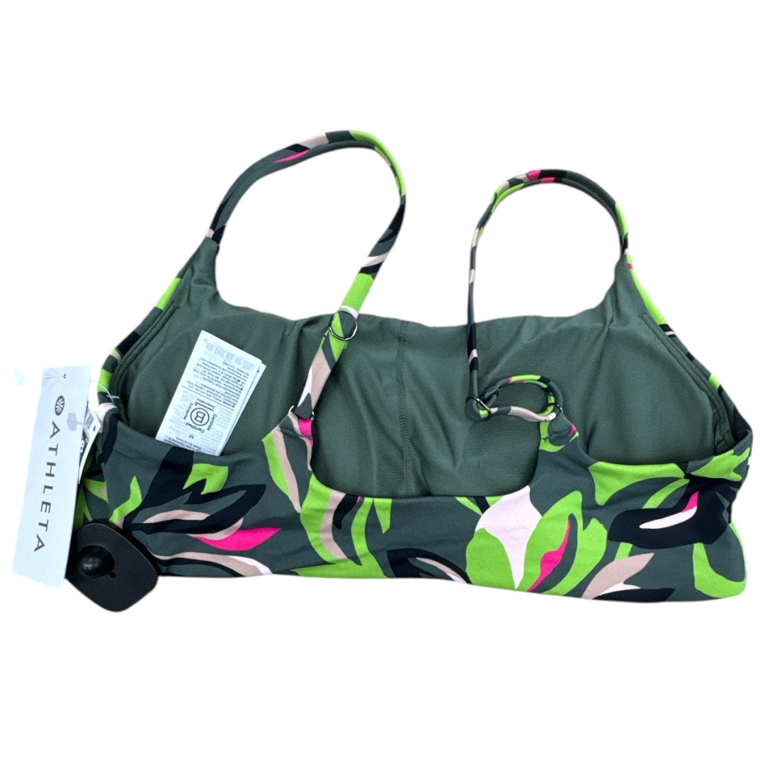Swimsuit Top By Athleta In Green, Size:M