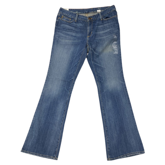 Jeans Boot Cut By Eddie Bauer In Blue, Size:14L