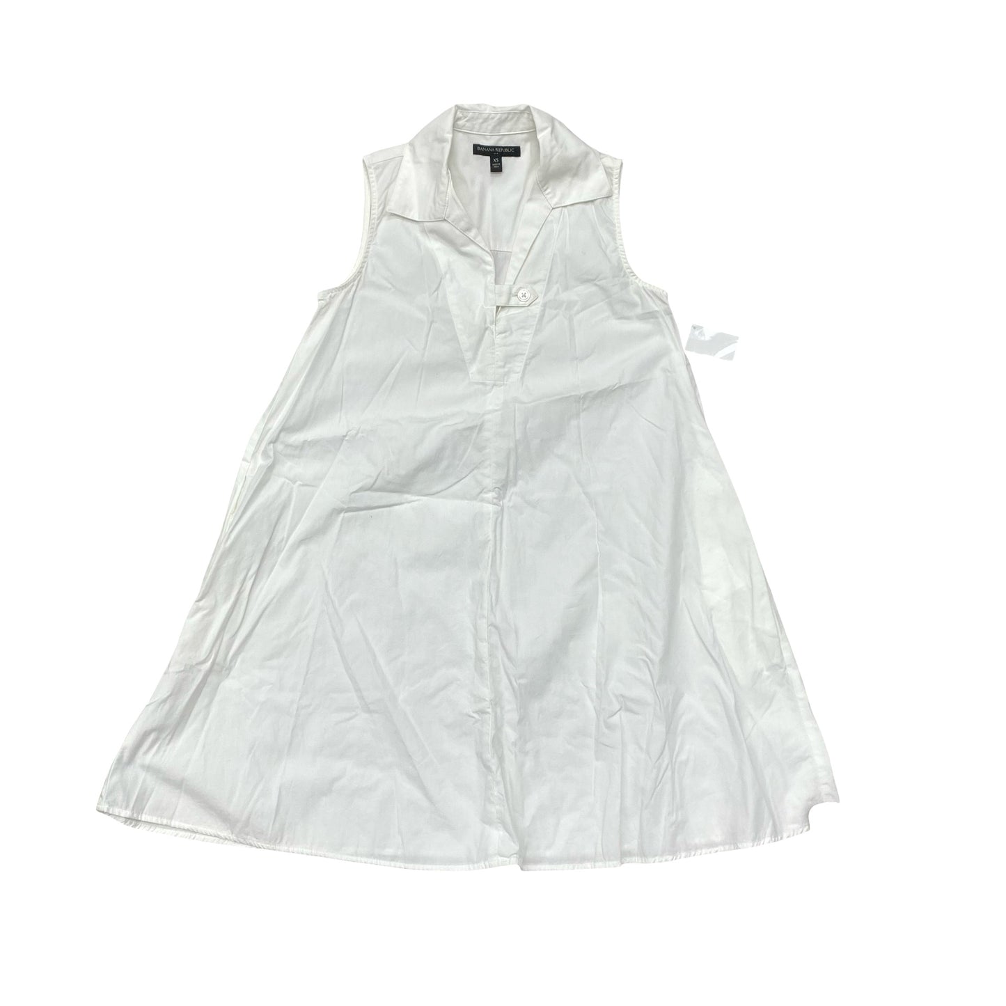 Dress Casual Short By Banana Republic In White, Size:Xs