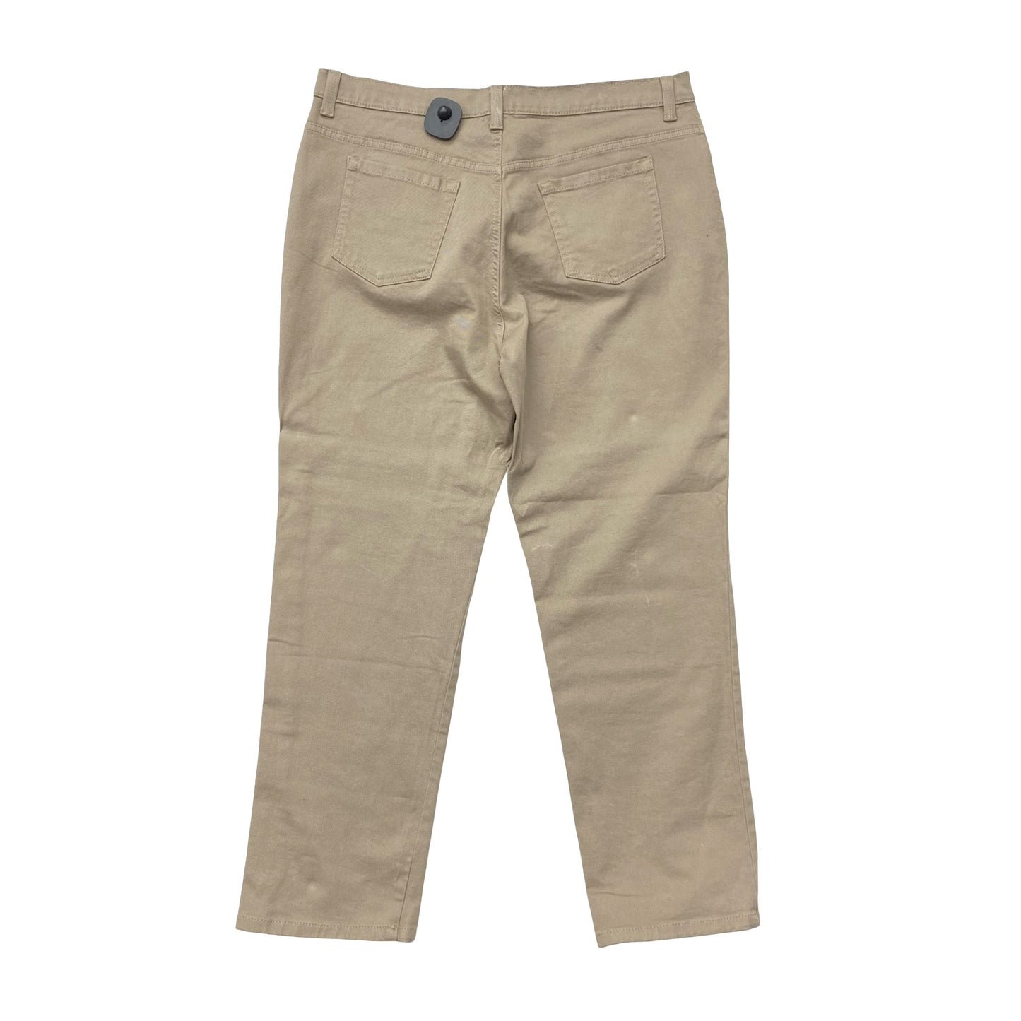 Jeans Boyfriend By Gloria Vanderbilt In Taupe, Size:18