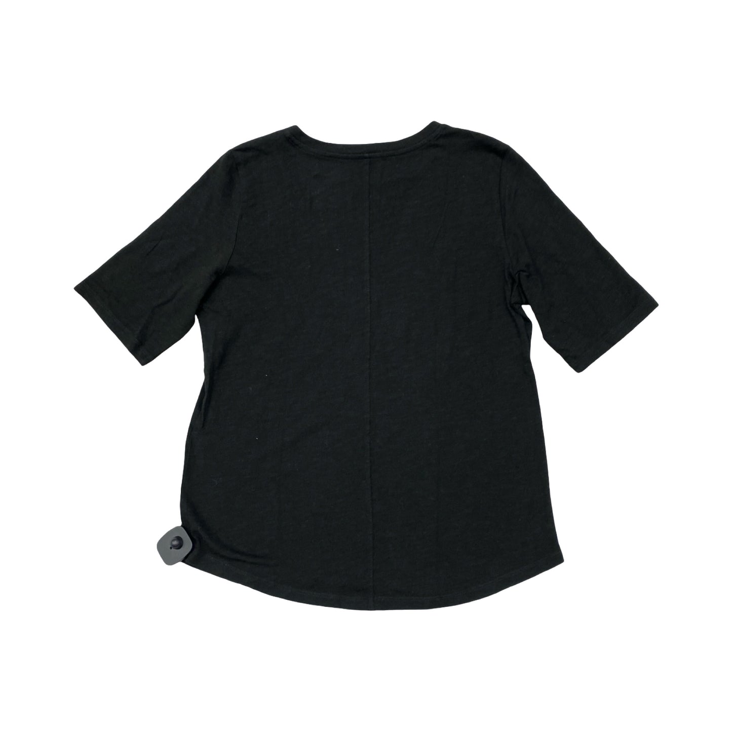 Top Ss Designer By Eileen Fisher In Black, Size:Xs