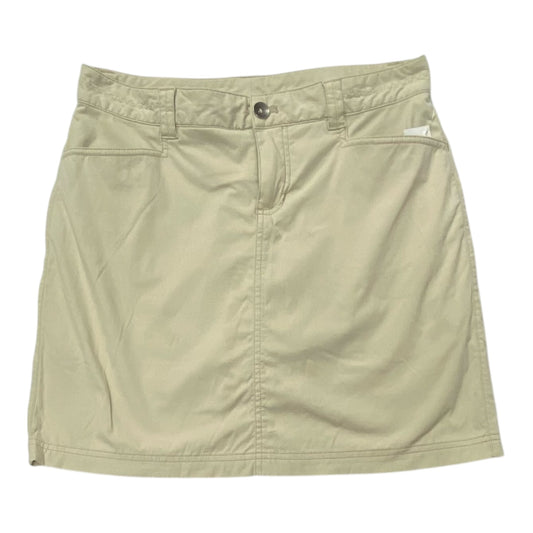 Athletic Skirt By Eddie Bauer In Beige, Size:2