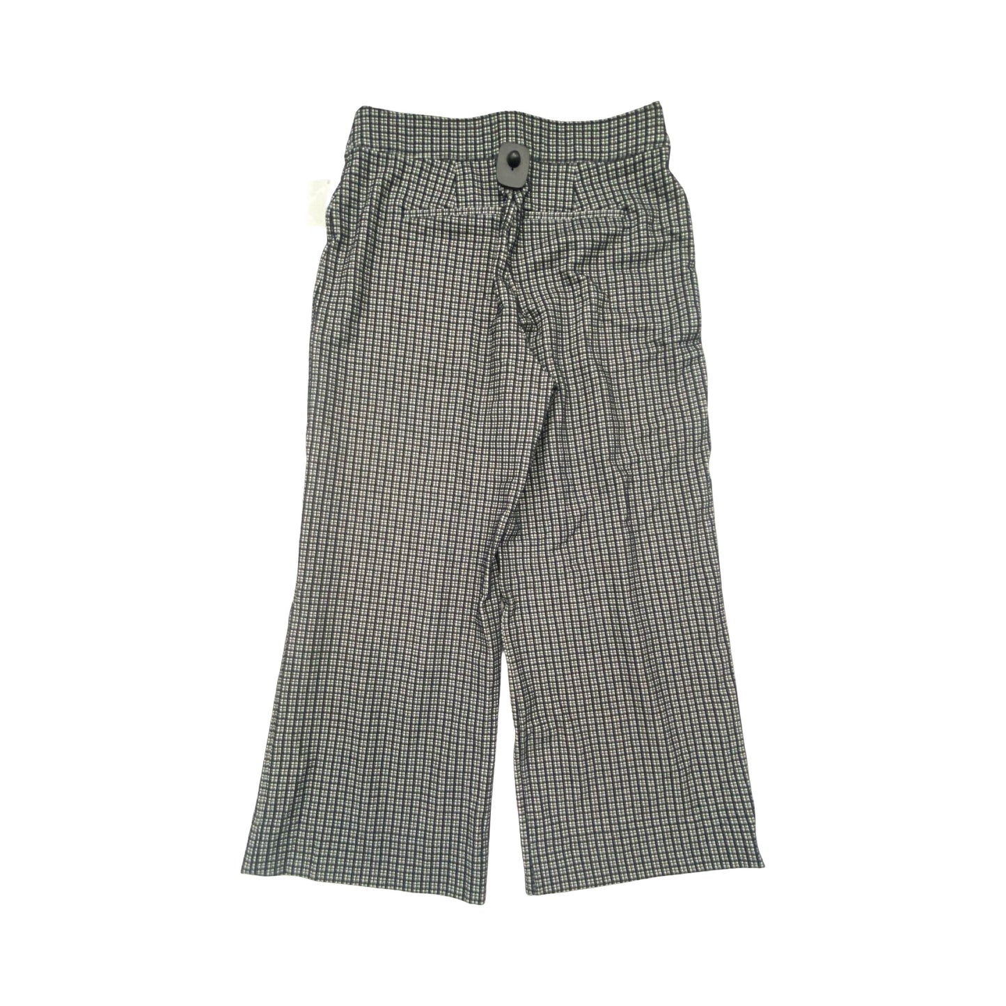 Pants Wide Leg By Spanx In Black & White, Size:Xl