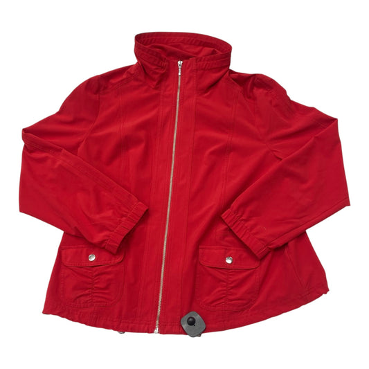 Jacket Other By Zenergy By Chicos In Red, Size:L