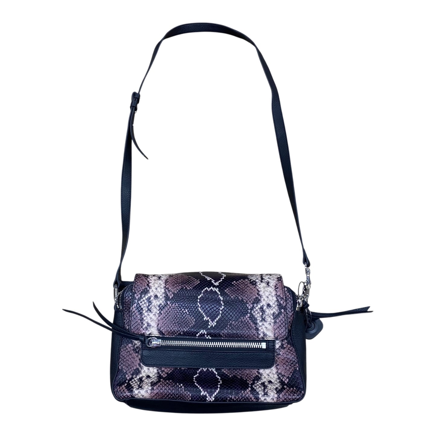 Handbag Leather By Vince Camuto In Animal Print, Size:Medium