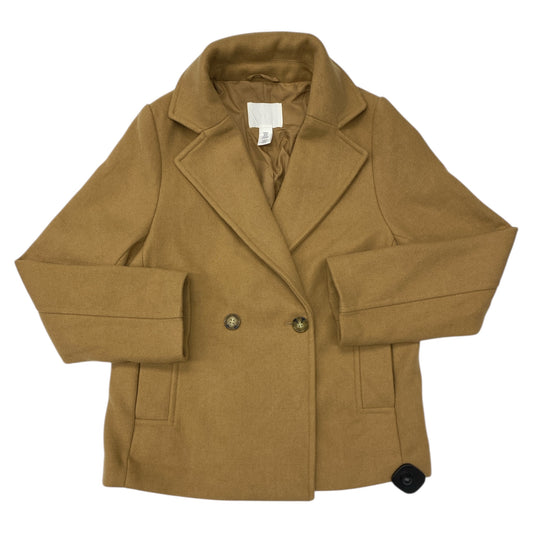 Coat Peacoat By H&M In Brown, Size:Xs