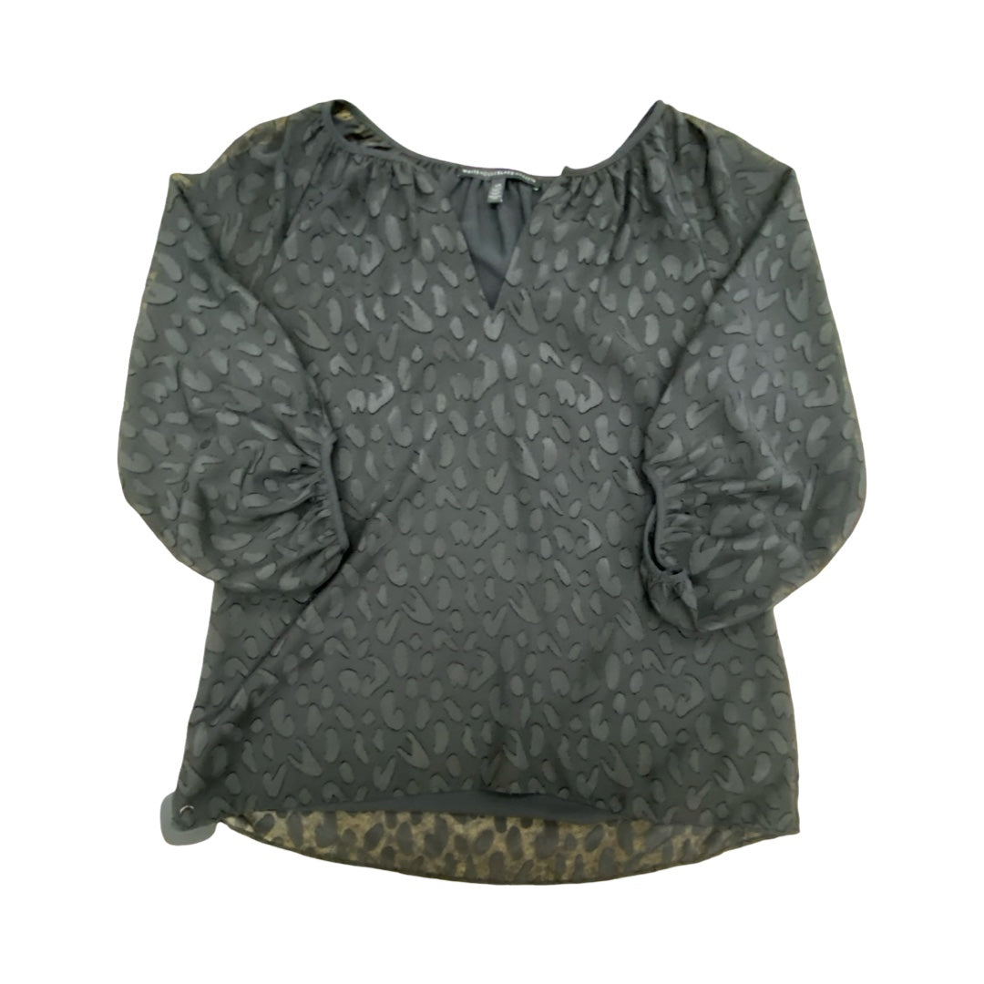 Top Ls By White House Black Market In Black, Size:Xs