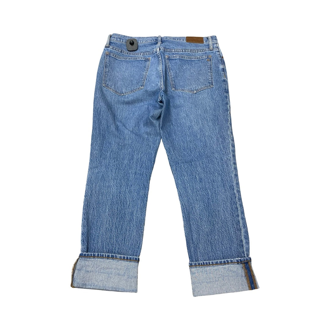 Jeans Straight By Madewell In Blue Denim, Size:6