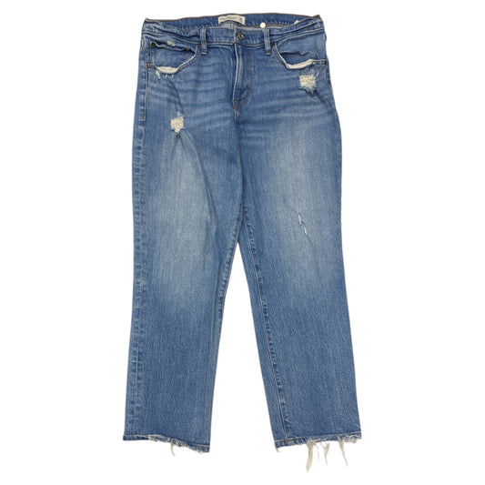 Jeans Boyfriend By Abercrombie And Fitch In Blue, Size:10