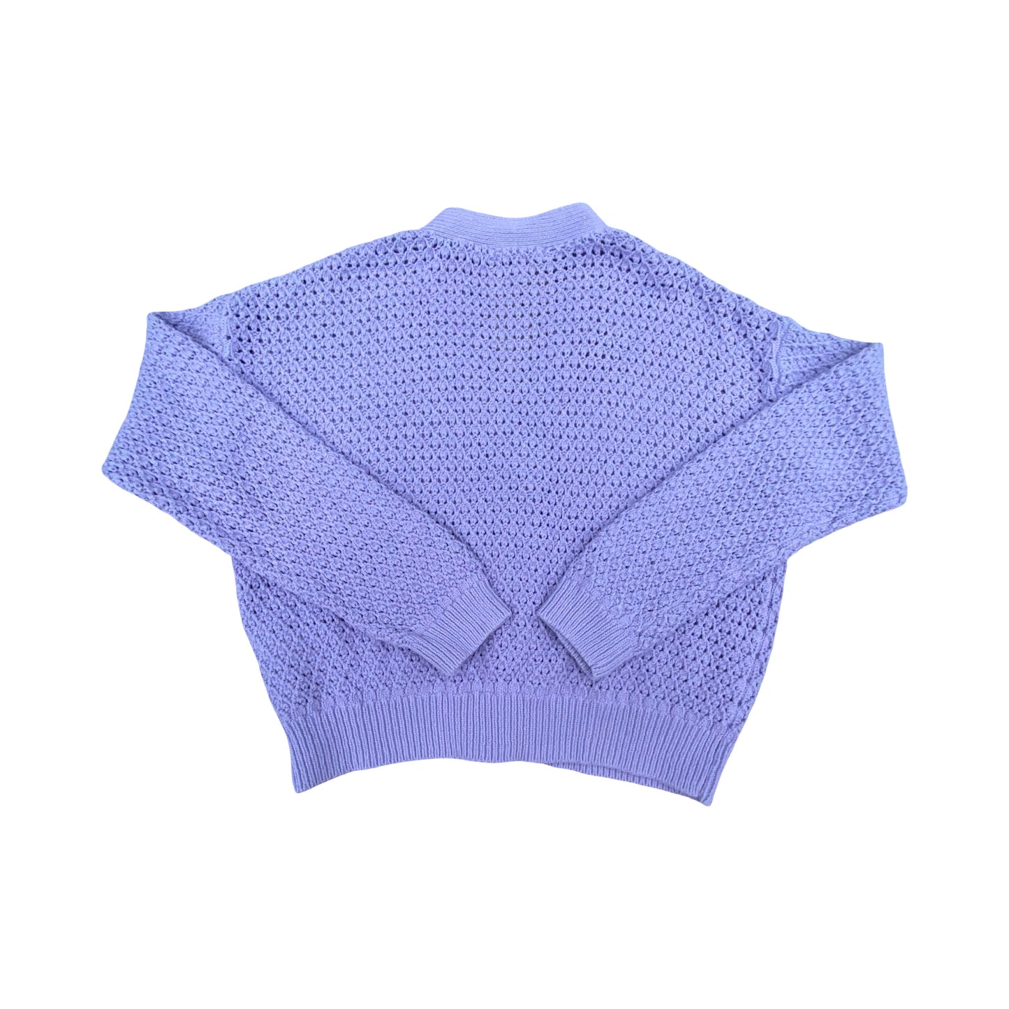 Sweater Cardigan By Madewell In Purple, Size:M