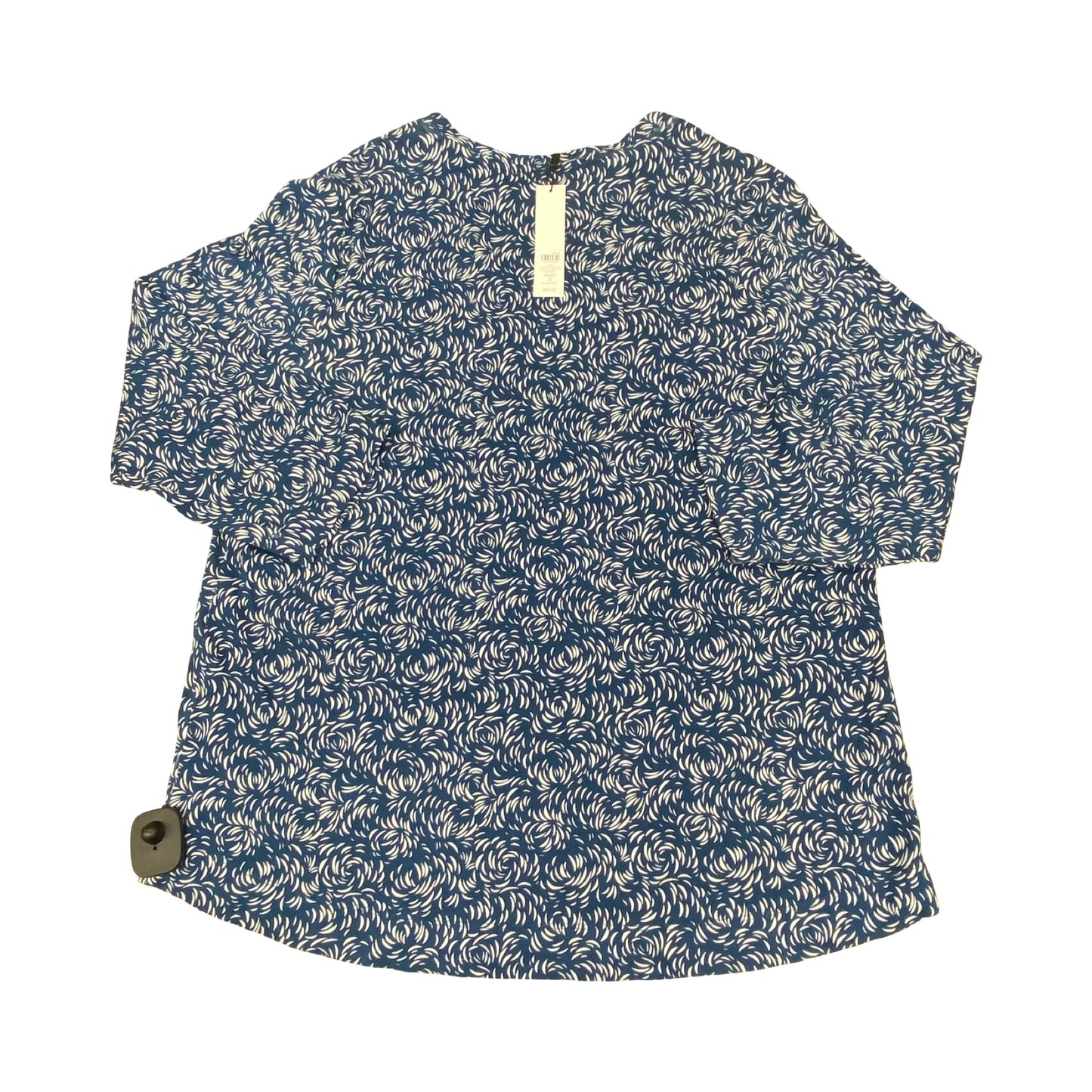 Top Ls By Chicos In Blue & White, Size:Xl