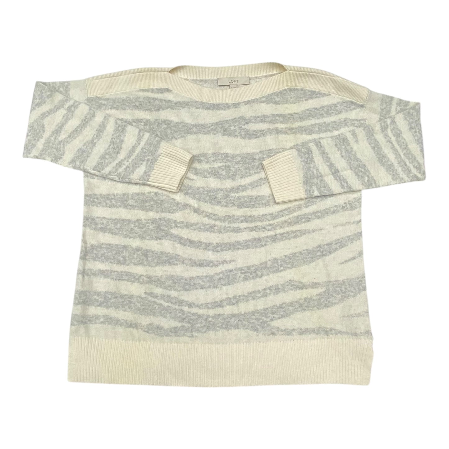 Sweater By Loft In Striped Pattern, Size:M